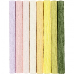 Crepe Paper, set, 8pcs,