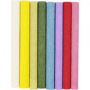 Crepe Paper, set, 8pcs,