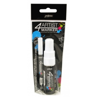 Marker 4artist 2+8mm kompl/ valge