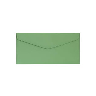 Envelope DL, 10pcs, Smooth Pastel Green