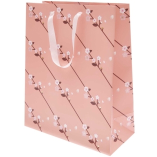 Kinkekott roosa Sakura blossom 26x32x12cm