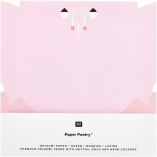 Origami paber 15x15cm, 30tk/ Sakura bunnies