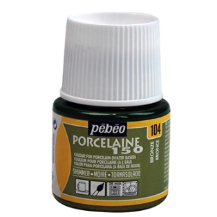 Porcelaine Paint P150 45ml/ shimmer bronze