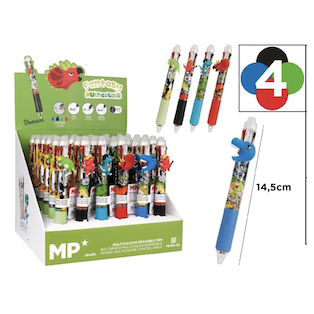 Erasable gel ben 0,5mm 4-colors MP