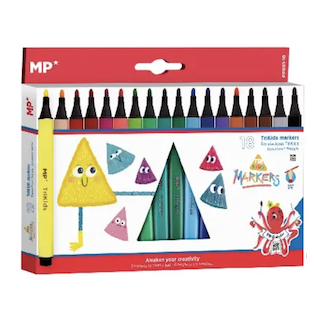 Trikids felt pens 18pcs