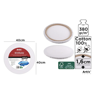 Cottong Canvas round d-40cm