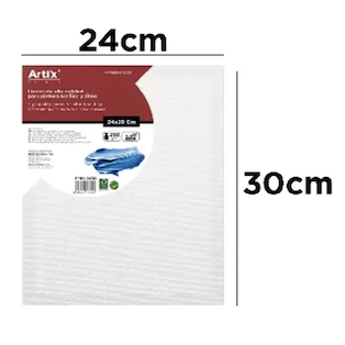 Cotton Canvas 24x30cm, 360g