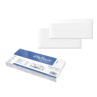 Envelopes 110x220mm, 30pcs