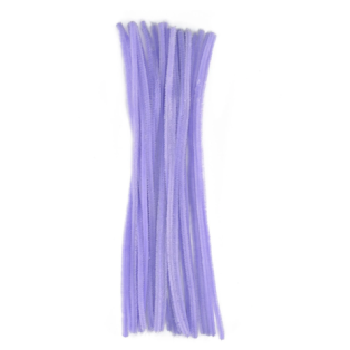 Pipe Cleaners, thickness 6 mm, LIlac, 25pcs