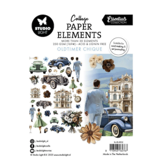 Disainpaber - elemendid 30tk, Oldtimer Chique