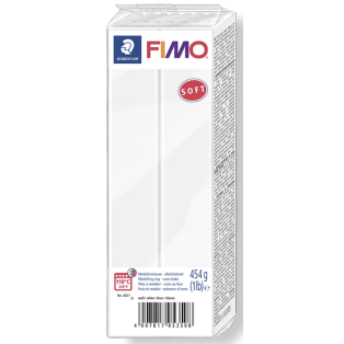 Polümeersavi FIMO Soft 454gr, valge Polümeersavi FIMO Soft 454gr, valge