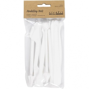 Modelling Tool, 12pcs, plastic, 12,7-14,3 cm