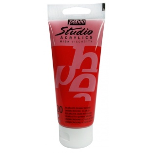 Studio Acrylic /100ml 20 quinacridone scarlet