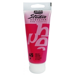 Studio acrylic 45 vivid pink