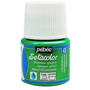 Setacolor Opaque 45ml/ 43 shimmer chlorophylle