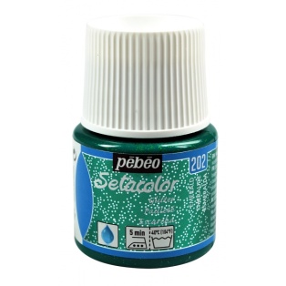 Setacolor light fabrics glitter/202 Emerald