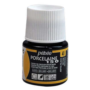 Porcelaine Paint P150 45ml abyss black