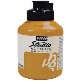 Studio Acrylic colour 500ml/27 yellow ochre