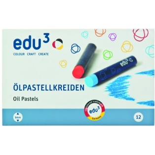 Õlipastell EDU3 12tk