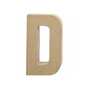 Letter D,  h-20.5cm