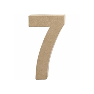Number 7, h-20.5cm