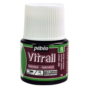 Vitrail transparent 45ml/ 19 red violet