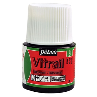 Klaasivärv 45ml Vitrail/ 21 pink