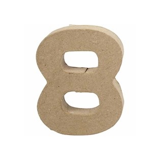 Number 8, h-10cm