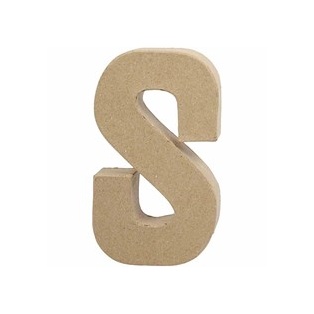 Letter S,  h-20.5cm