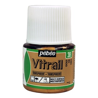 Vitrail transparent 45ml/ 38 gold