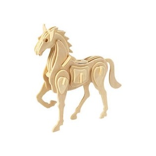 3D Wood Construction/ Horse