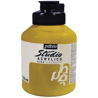 Studio Acrylic colour 500ml/352 iridescent gold