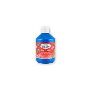 School Acrylic Rainbow, 500ml/ blue