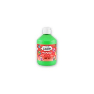 School Acrylic Rainbow 500ml/ light green