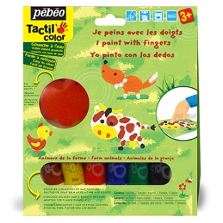 Finger paint set 6x20/ Farm Animals