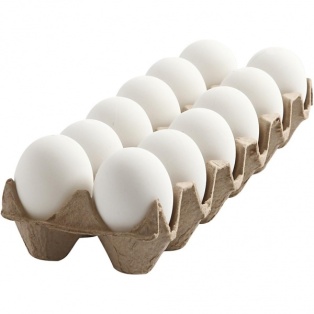 Plastic Eggs, 12pcs