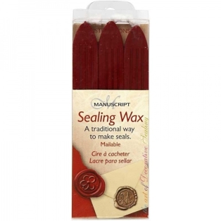 Sealing Wax, red 3pcs