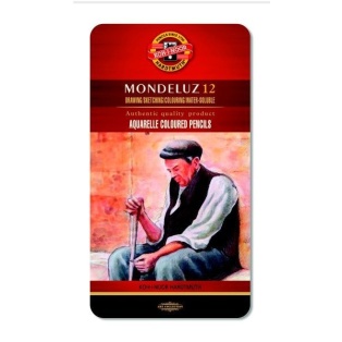 Watercolour Pencils Mondeluz, 12psc