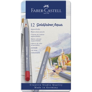 Akvarellpliiatsid Faber-Castell Goldfaber 12tk