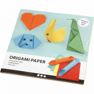 Origami Paber 15x15cm 80gr 50tk