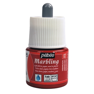 Marmoreerimisvärv 45ml Marbling/ 02 vermilion