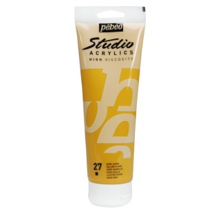 Studio acrylic 27 yellow ochre