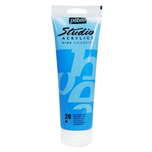 Studio acrylic 28 cerul. blue