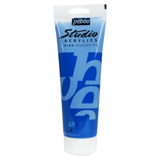 Studio Acrylic 250ml/ 49 primary cyan