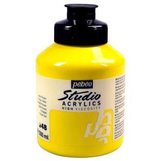 Studio Acrylic colour 500ml/48 primary yellow