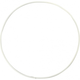 Metallrõngas valge d-20cm