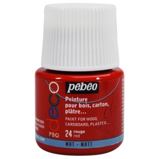 P.BO Deco-Painting matt colour 45ml/ 24 red