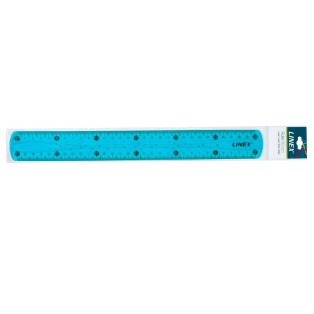 Joonlaud Linex 30cm, painduv, sinine