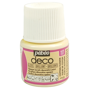 P.BO Deco-Painting glossy colour 45ml/117 cotton flower