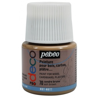 P.BO Deco-Painting matt colour 45ml/ 70 ash brown
